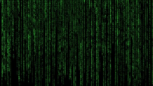 Matrix auf Schirm
